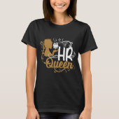 HR Queen人事担当女性 Tシャツ (正面)