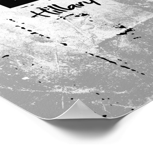 HRCは私の基本である – 大統領のためのヒラリー ポスター (角)