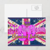 HRHクイーンエリザベスダイヤモンドジュビリーポストカード ポストカード (正面/裏面)