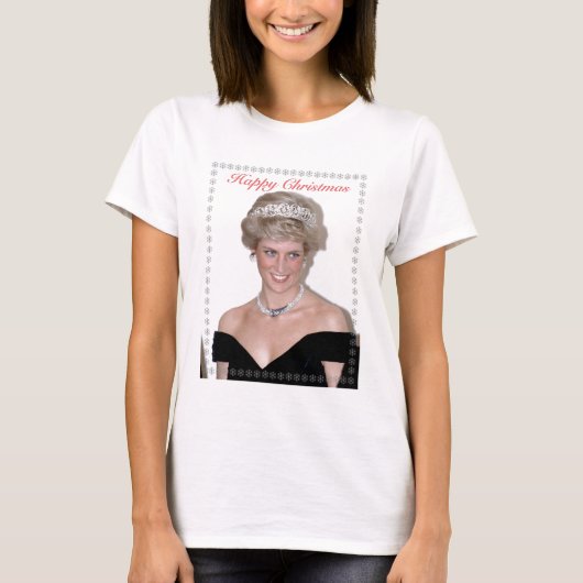 HRHクリスマス英国皇太子妃 Tシャツ (正面)