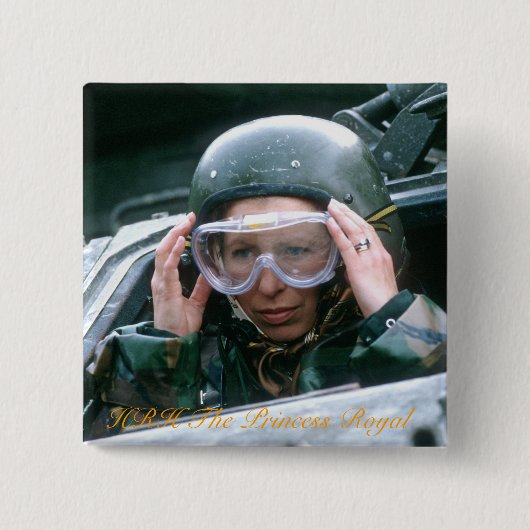 HRHザプリンセス王室の1985 缶バッジ (正面)