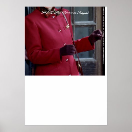 HRHザプリンセス 王室の ポスター (正面)
