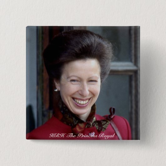 HRHザプリンセス 王室の 缶バッジ (正面)