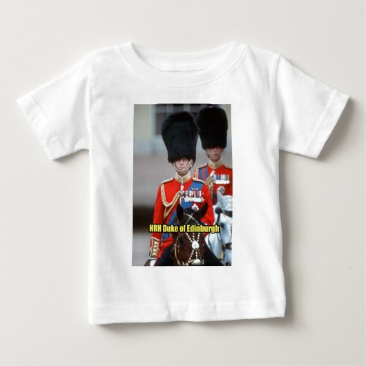 HRHデュークオブエディンバラ ベビーTシャツ (正面)