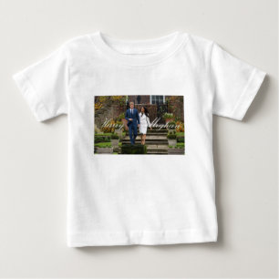 HRHプリンスハリーとメガンマー王室のクル結婚ズ ベビーTシャツ