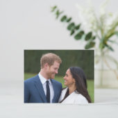 HRHプリンスハリーとメガンマー王室のクル結婚ズ ポストカード (スタンド正面)