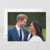 HRHプリンスハリーとメガンマー王室のクル結婚ズ ポストカード (正面/裏面)