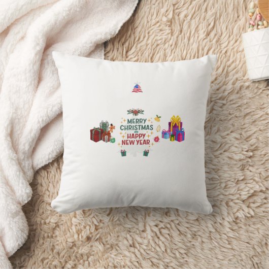 hristmas & New Year pillow クッション (ブランケット)