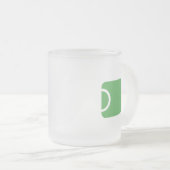 HRLすり付きマグカップ フロストグラスマグカップ (正面右)