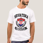 Hrvatskaクロアチア Tシャツ (正面)