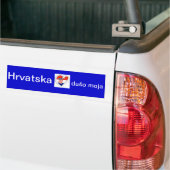 HRVATSKA バンパーステッカー (トラック上)