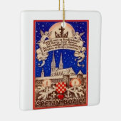 Hrvatski Bozic / Croatian Christmasの装飾 セラミックオーナメント (右)