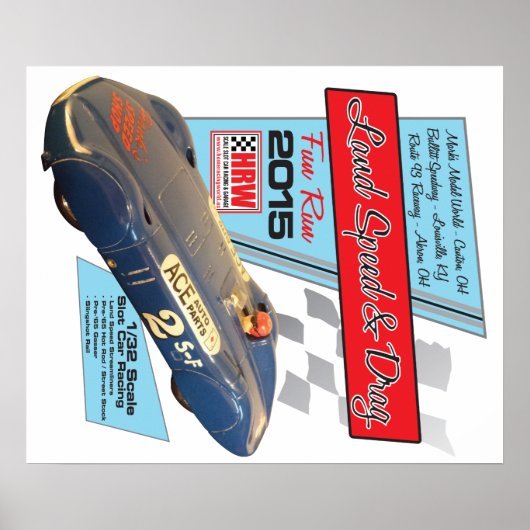 HRW 2015ランドスピード&ドラッグポスター ポスター (正面)