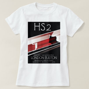 HS2ヴィンテージ列車のポスター、 Tシャツ