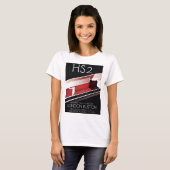 HS2 ビンテージ トレインポスター, Tシャツ (正面フル)