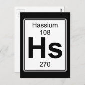 Hs – ハッシウム ポストカード (正面/裏面)