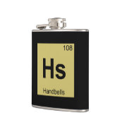 Hs - ハンドベル 打楽器 化学 周期表 フラスク (左)