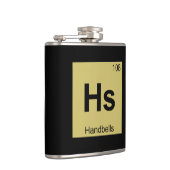 Hs - ハンドベル 打楽器 化学 周期表 フラスク (右)