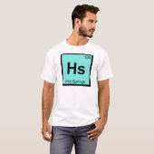 Hs - ホットスプリングス市化学周期表 tシャツ (正面フル)