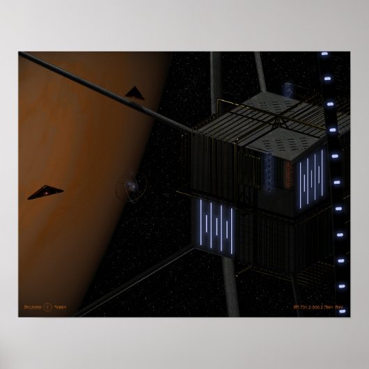 HS 731.2-506.2火星ベース ポスター (正面)