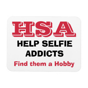"HSA – セルフ救済ィア中毒 – 趣味を見つける" マグネット