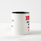 "HSA - 救済 Selfie Addicts – ホビーを見つける" T ツートーンマグカップ (中央)