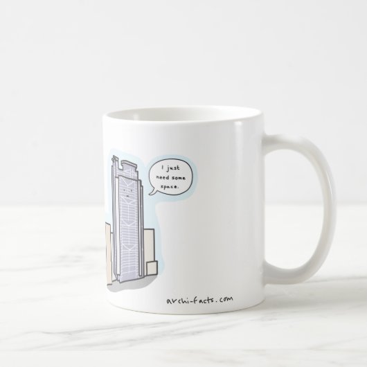 HSBCの建物のコーヒー・マグ マグカップ (右)