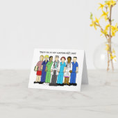 HSE医感謝してい療スタッフへ カード (黄色い花)