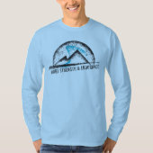 HSECの前部および背部ロゴの長袖 Tシャツ (正面)