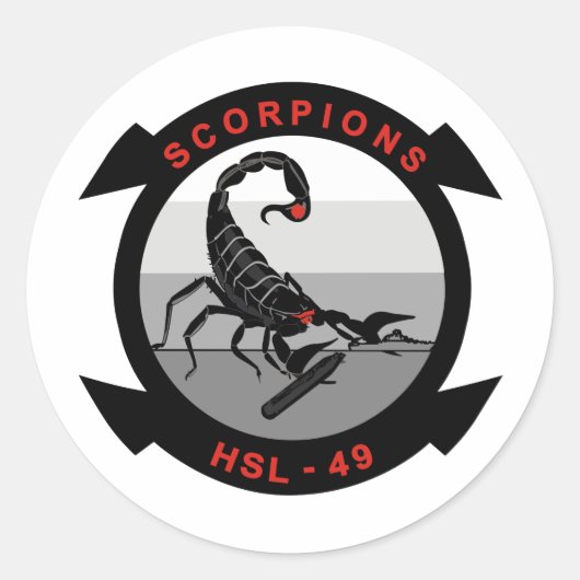 HSL-49サソリ ラウンドシール (正面)