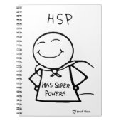 HSP: Has Powers すごい Notebook ノートブック (正面)