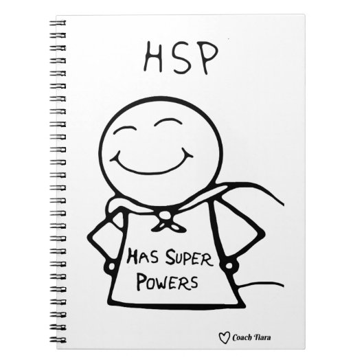 HSP: Has Powers すごい Notebook ノートブック (正面)