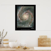 HST Whirlpool Galaxy M51 ポスター (キッチン)