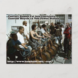 HSUエクササイズ自転車12ボルト発電所 ポストカード