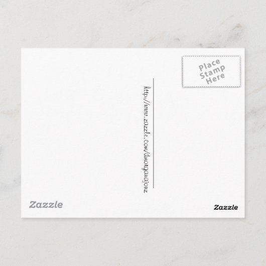 Hsu Wei竹 ポストカード (裏面)