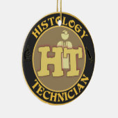 HTの組織学の技術者のオーナメントのクリスマス セラミックオーナメント (右)