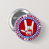 HT HISTOTECHNICIANの組織学TECH愛ロゴASL 缶バッジ (正面&裏面)