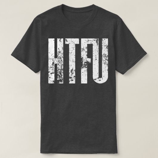 HTFUサイクリング&トライアスロンギフト&シャツ Tシャツ (デザイン正面)