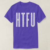 HTFUサイクリング&トライアスロンギフト&ハーデンアップ Tシャツ (デザイン正面)