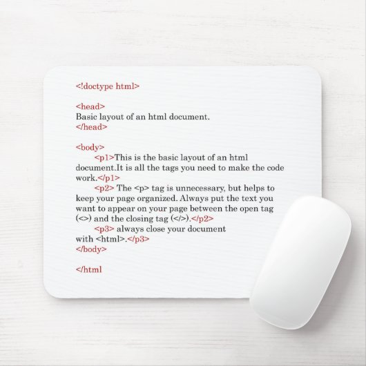 htmlの規則 マウスパッド (マウス)