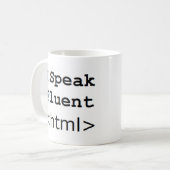 htmlスピーカー コーヒーマグカップ (正面左)