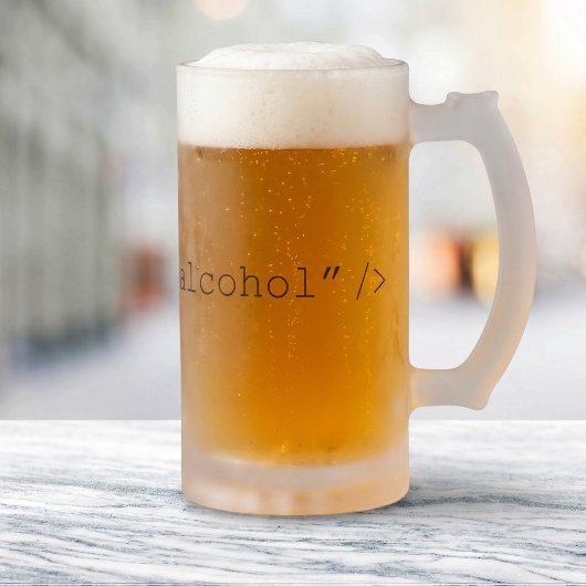 HTML入力 アルコール フロストグラスビールジョッキ