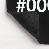 HTML黒いRGB マウスパッド (コーナー)