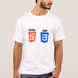 HTML5およびCSS3くもの巣開発デザイン Tシャツ