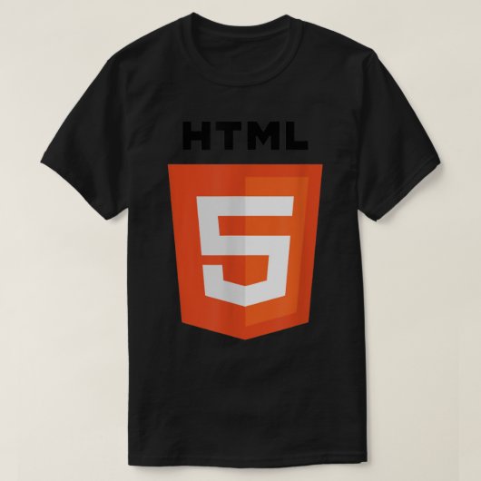 HTML5が大好き Tシャツ (デザイン正面)