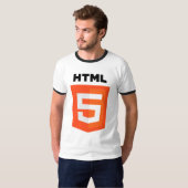 HTML5ロゴ Tシャツ (正面フル)