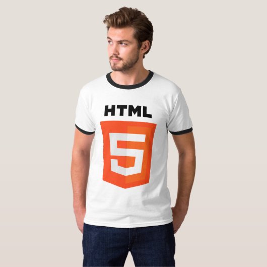 HTML5ロゴ Tシャツ (正面フル)
