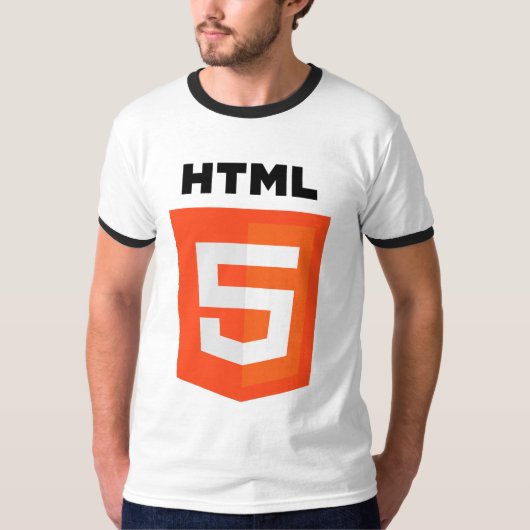 HTML5ロゴ Tシャツ (正面)