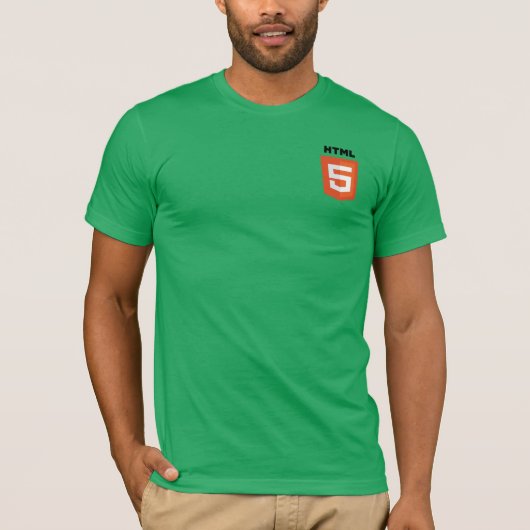 HTML5ロゴTシャツ Tシャツ (正面)