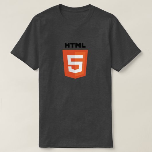HTML5ロゴTシャツ Tシャツ (デザイン正面)